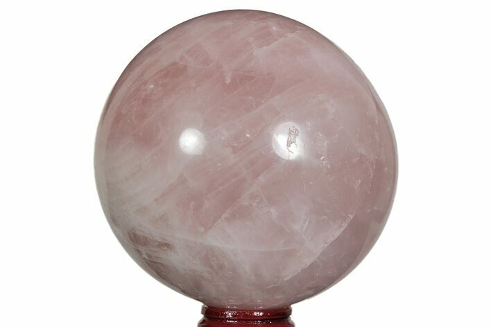 Polished Rose Quartz Sphere - Madagascar #210187